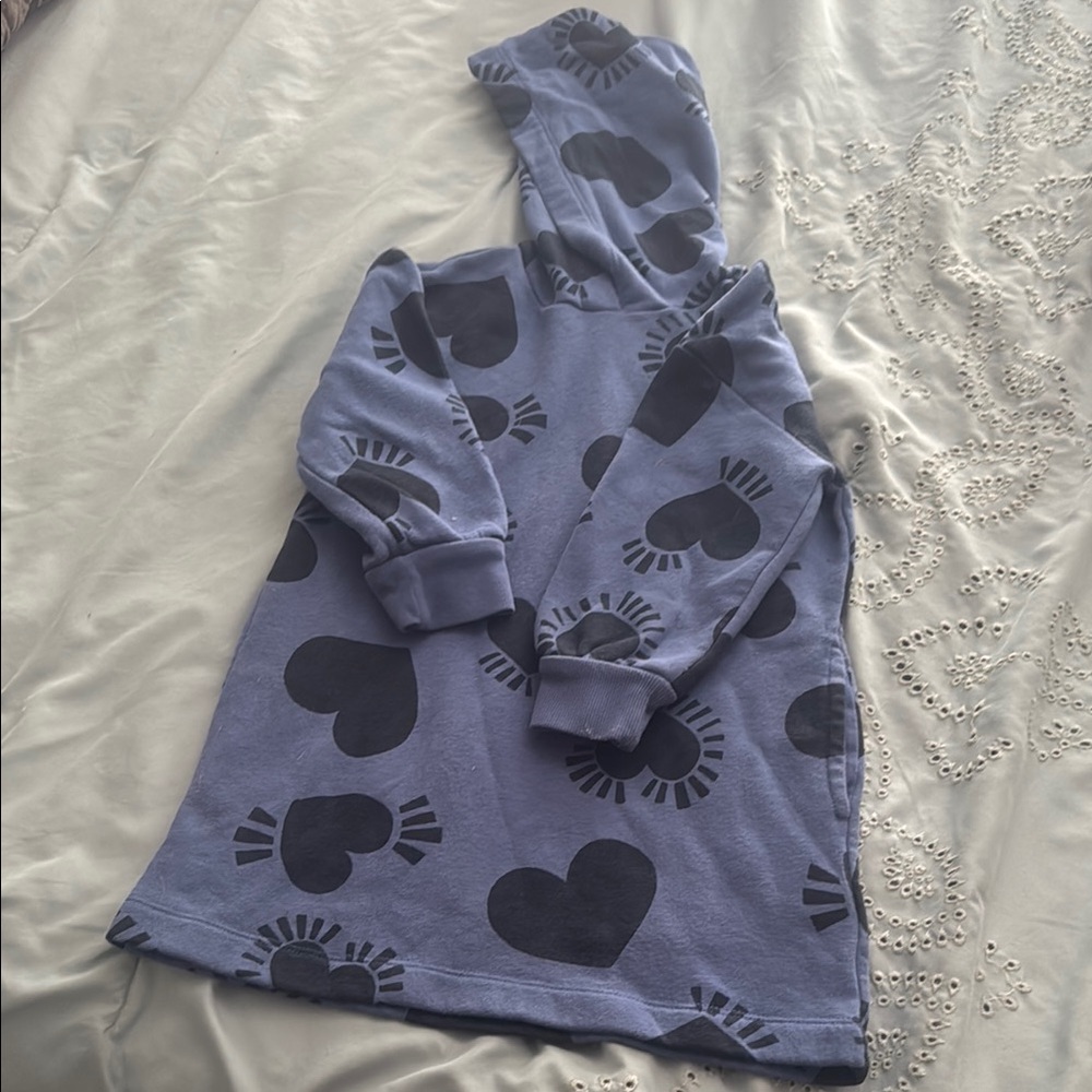 Old Navy Blue and Black Graphic Hoodie